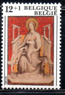 BELGIQUE BELGIE BELGIO BELGIUM 1985 CHRISTMAS NOEL NATALE WEIHNACHTEN NAVIDAD 12 + 1fr MNH - Unused Stamps