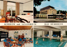 73926860 Bad_Duerrheim Kurheim Und Sanatorium Gastraum Zimmer Hallenbad - Bad Duerrheim