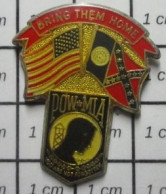 1618c Pin's Pins / Beau Et Rare /  MILITARIA /  USA POW MIA YOU ARE NOT FORGOTTeN - Militari