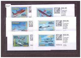 6 WEB STAMPS - AVIATION SUISSE - MEETING DE PAYERNE - IMAGES DIFFERENTES - Automatic Stamps