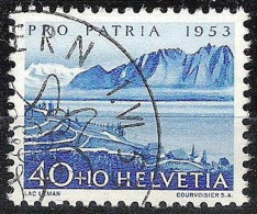 Schweiz Suisse Pro Patria 1953: "Lac Léman" Zu WII 65 Mi 584 Yv 535 VOLL-Stempel BERN 1.VI.53 AUSGABETAG (Zu CHF 15.00) - Used Stamps