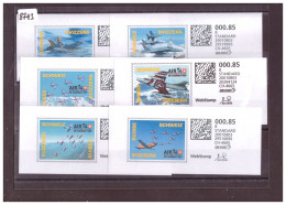 6 WEB STAMPS - AVIATION SUISSE - MEETING DE PAYERNE - IMAGES DIFFERENTES - Automatic Stamps