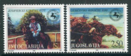 YUGOSLAVIA 1996 Ljubićevo Races MNH / **.  Michel 2783-84 - Ungebraucht