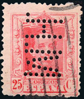 Madrid - Perforado - Edi O 317 - "MH" (Muller Hermanos) - Used Stamps