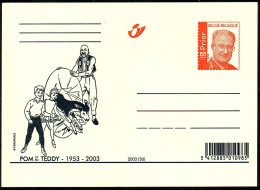 Belgique - Entiers Postaux - Cartes Illustrées N° 87/4 # POM Et EDDY  1953-2003 - Fumetti