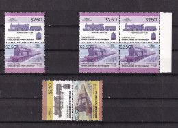 St Vincent Grenadines 1984 Pair Se-tenant Locomotives MNH 16109 - St.-Vincent En De Grenadines