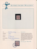 Altdeutschland Württemberg Dienstmarken 251 Postfrisch Borek Ga. #NK564 - Postfris