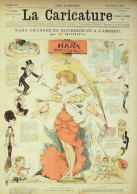 La Caricature 1881 N°  61 Nana Changée En Nourrice Princesse De Blagdad Robida Barret Loys - Tijdschriften - Voor 1900