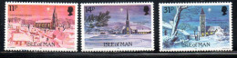 ISOLA DI MAN ISLE OF MAN 1985 CHRISTMAS NATALE NOEL WEIHNACHTEN NAVIDAD COMPLETE SET SERIE COMPLETA MNH - Man (Insel)