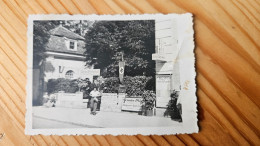 BAD REICHENHALL Drapeau Croix Gammée Reich - Spiel Casino Et Garten Wirtschaft - Photo Allemagne - Krieg, Militär