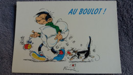 CPM BANDE DESSINEE BD GASTON LAGAFFE FRANQUIN 1993 DALIX  MARSU N° 438 AU BOULOT OREILLER - Stripverhalen