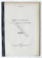 L. Vergano - Bonifacio II Di Monferrato E Le Sue Relazioni Con Alessandria 1942 - Other & Unclassified