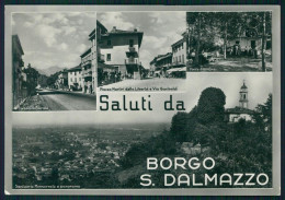 Cuneo Borgo San Dalmazzo Saluti Da Foto FG Cartolina MZ1008 - Cuneo