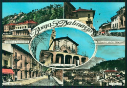 Cuneo Borgo San Dalmazzo Mappa Foto FG Cartolina MZ1009 - Cuneo