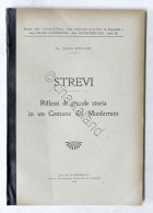 I. Scovazzi - Strevi: Riflessi Di Grande Storia In Un Comune Del Monferrato 1923 - Autres & Non Classés