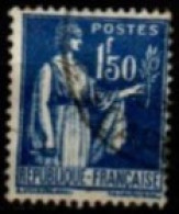 FRANCE    -   1932 .   Y&T N° 288 Oblitéré - 1932-39 Paz