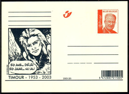 Belgique - Entiers Postaux - Cartes Illustrées N° 87/6 #TIMOUR 1953-2003 #( Sans Indication Du Prix De Vente - A ) - Stripsverhalen