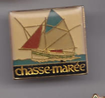 Pin's  Bateau Voilier Chasse Marée Réf 3531 - Barcos