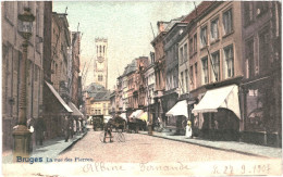 CPA Carte Postale Belgique Bruges Rue Des Pierres 1907 VM79992 - Brugge