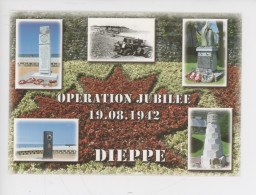 En Normandie Dieppe (seine Maritime) Opération Jubilée 19/08/1942 Débarquement Guerre (viergen°1840 Le Goubey Multivues) - Weltkrieg 1939-45