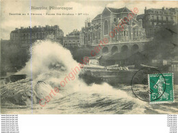 64.  BIARRITZ .  Tempête Du 9 Férvier . Eglise Ste-Eugénie . - Biarritz