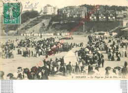 35.  DINARD .  La Plage Un Jour De Fête . - Dinard