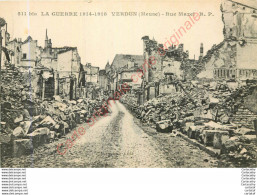 55.  VERDUN .  Rue Mazel .  GUERRE 1914 . - Verdun