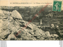 39.  BAUME LES MESSIEURS . Le Village Et Les Eboulements . - Baume-les-Messieurs