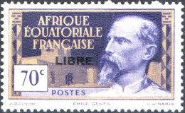 AFRICA EQUATORIALE FRANCESE, EMILE GENTIL, 70 C., 1940, NUOVO (MLH*) Mi:FR-EQ 121, Scott:FR-EQ 103, Yt:FR-EQ 111 - Ungebraucht