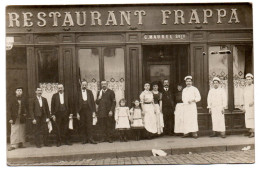 Devanture Restaurant Frappa. Maison Maurel. Rue Grenette. Carte Photo Animée - Saint Etienne