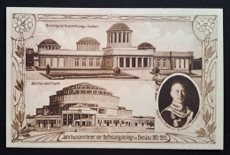 Jahrhundertfeier Der Befreiungskriege Breslau 1913 Postkarte Gelaufen - Briefkaarten