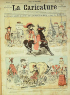 La Caricature 1881 N°  68 Longchamps Jadis Robida Barret Gino Draner - Tijdschriften - Voor 1900