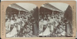 PHOTOS STÉRÉOSCOPIQUES - JAMAICA - VICTORIA MARKET, KINGSTON - Stereoscopic