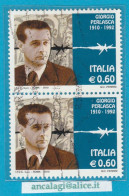 USATI ITALIA 2010 - Ref.1147A "GIORGIO PERLASCA" 1 Val. In Coppia - - 2001-10: Gebraucht