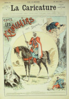 La Caricature 1881 N°  70 Chez Les Kroumirs Draner Champs-Elysées Bach - Zeitschriften - Vor 1900