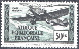 AFRICA EQUATORIALE FRANCESE, POSTA AEREA, AIRMAIL, 50 Fr., 1943, (MNH**) Mi:FR-EQ 209, Scott:FR-EQ C23L, Yt:FR-EQ PA41 - Neufs