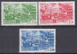 FRANKREICH  Dienstmarken Für Den Europarat 34-36, Postfrisch **, Plenarsaal, 1984 - Nuovi