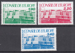 FRANKREICH  Dienstmarken Für Den Europarat 40-42, Postfrisch **, Europahaus, 1986 - Nuovi