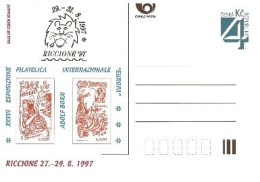 CDV A 25 Czech Republic Riccione 1997 Lion - Postkaarten