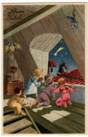 BUON NATALE - BAMBINI E BEFANA - Vedi Retro - Formato Piccolo - Otros & Sin Clasificación