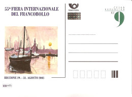 CDV A 91 Czech Republic Riccione Stamp Exhibition 2003 - Cartoline Postali