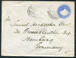 1903 Egypt Stationery Cover (H+G 2) Mataria Cairo - Hamburg Germany  - 1866-1914 Khédivat D'Égypte