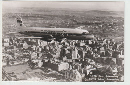 Vintage Rppc SAA, S.A.A.SAL South African Airways Douglas Dc-7B Aircraft - 1946-....: Ere Moderne