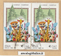 USATI ITALIA 2010 - Ref.1149A "FOLCLORE ITALIANO: Oristano" 1 Val. In Coppia - - 2001-10: Used