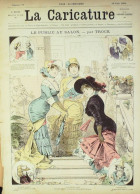 La Caricature 1881 N°  77 Le Public Au Salon Trock Gd Prix Robida Loys - Magazines - Before 1900