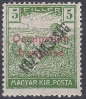 Arad Hongrie 1919 Mi 33 Moissonneurs (A15) - Unused Stamps