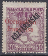 Arad Hongrie 1919 Mi 43 Reine Zita  (A15) - Unused Stamps