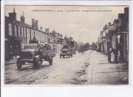 LAMOTTE-BEUVRON: La Grande-rue, Passage De Prisonniers Allemands - Très Bon état - Lamotte Beuvron