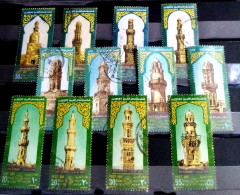 Egypt 1970, 1971, 1973, Complete SET Of The Post Day. Mosque Minarets. VF, Hard To Be Collected - Oblitérés