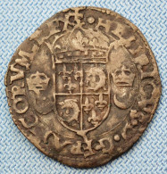 France • Douzain Du Dauphiné Aux Croissants 1552 • R1 • Henri II • Grenoble •  Dy# 1001 •  [24-674] - 1547-1559 Enrique II